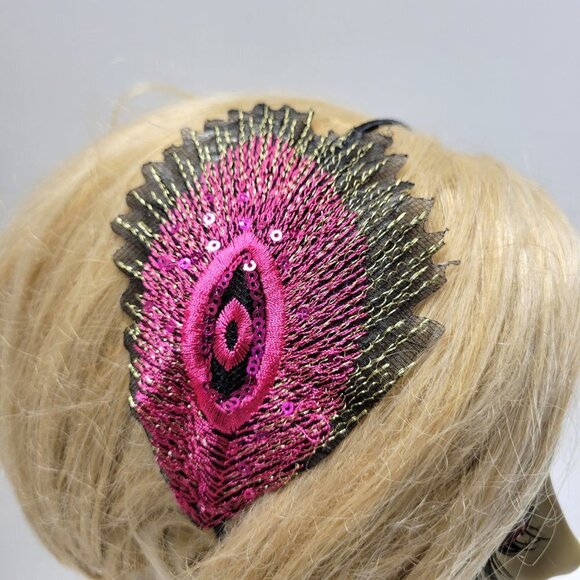 Kids Teens Pink Headband Hair Accessory - Picture 2 of 6